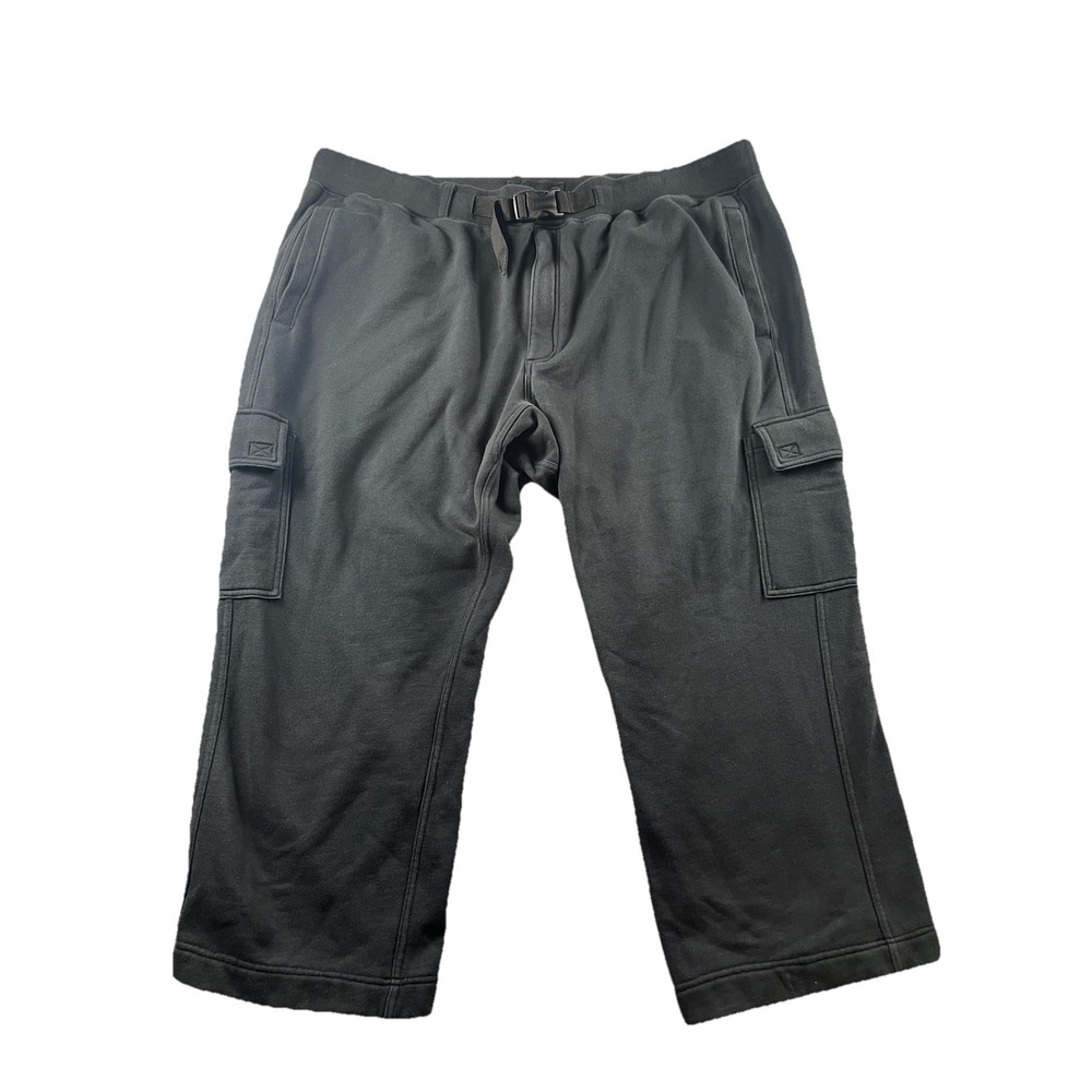 Duluth Trading Co Mens Souped-Up Sweats Storm Cargo Sweatpants Belted 3XL x 28"* - Picture 1 of 12